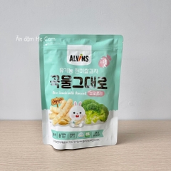 Bánh gạo que hữu cơ Alvins