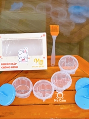 Bộ khuôn bánh 4 hình kèm cọ hình con vật