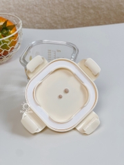 Hũ thuỷ tinh chia vạch Misan nắp lock