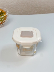 Hũ thuỷ tinh chia vạch Misan nắp lock