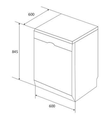 MÁY RỬA BÁT KAFF A45UVTFT