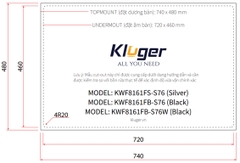 Chậu rửa bát Kluger KWF8161FS – S76 Plus
