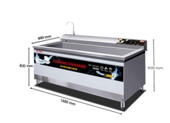 Máy rửa bát Công nghiệp Siêu Âm Texgio TGU 1500