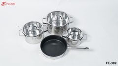 BỘ NỒI INOX CAO CẤP FULCO FC389
