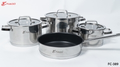 BỘ NỒI INOX CAO CẤP FULCO FC389