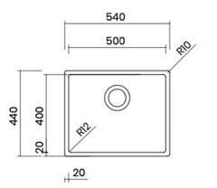 Chậu rửa bát NoBiNox  NT654U