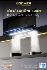 Máy hút mùi Kocher Turbo Smart 3D X3D-350D