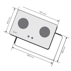 BẾP GAS KAFF KF 212