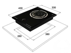 BẾP GAS KAFF KF 330GH