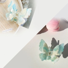 Kẹp tóc đẹp cho bạn nữ 7.5cm - Màu xanh cổ tích