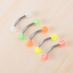 Khuyên chân mày basic nhiều màu - Khuyên tai Rook