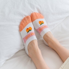 Vớ nữ cổ ngắn hình quả cam - 3 mẫu - Mang bảo vệ chân