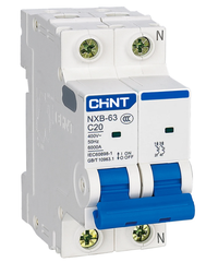 MCB Chint NXB-63 20A 6KA 2P