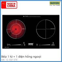 Bếp Từ Kết Hợp Hồng Ngoại Giovani G-1021 ETS