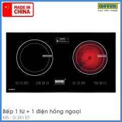 Bếp Từ Kết Hợp Hồng Ngoại Giovani G-281 ET
