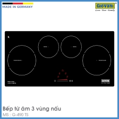 Bếp Từ 4 Vùng Nấu Lắp Âm Giovani G-490 TS