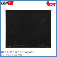 Bếp Từ 3 Vùng Nấu Lắp Âm Teka IBC 63015 BK MSS