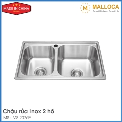 Chậu Rửa Chén Inox Malloca MS 2076E