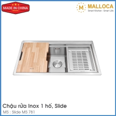 Chậu Rửa Chén Inox Malloca Slide MS 781