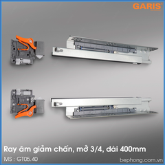 Ray Âm Giảm Chấn 400mm Mở 3/4 Garis GT05.40