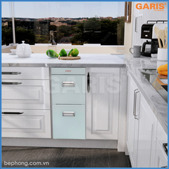 Thùng Gạo Mặt Kính Trắng 300mm Garis GR07.30W