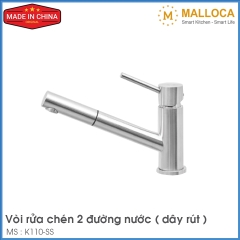 Vòi Chậu Rửa Chén Malloca K110-SS