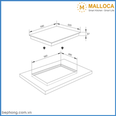 Bếp Điện Malloca MR 593