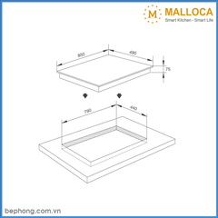 Bếp Gas Malloca AS 9602DG