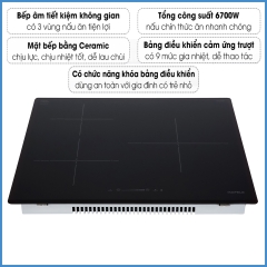 Bếp Từ 3 Vùng Nấu HC-I603D Hafele 536.61.631