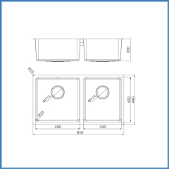 Chậu Rửa Chén Inox Malloca MS 6081