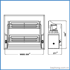 Giá Bát Đĩa Nâng Hạ Oria 600mm Hafele 504.76.704