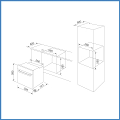 Lò Nướng Âm Tủ Malloca MOV-726 MC