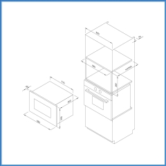 Lò Vi Sóng Âm Tủ Malloca MW-927BG