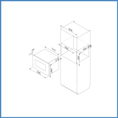 Lò Vi Sóng Âm Tủ Malloca MW-927S