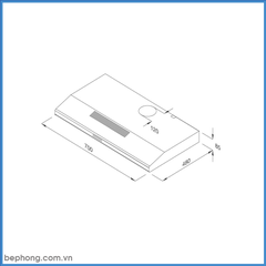 Máy Hút Mùi Cổ Điển Malloca H107