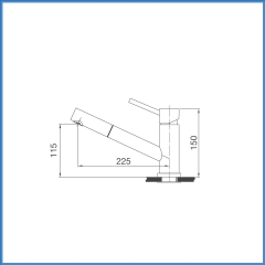 Vòi Chậu Rửa Chén Malloca K110-SS