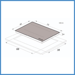 Bếp Từ Đôi Lắp Âm Spider SPM 100KS