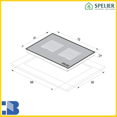 Bếp Từ Đôi Spider SPE IC 1189 EG