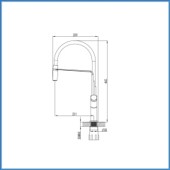 Vòi Chậu Rửa Chén Malloca K081C