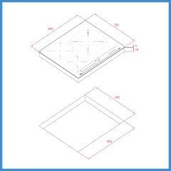 Bếp Từ 3 Vùng Nấu Lắp Âm Teka IZC 63320 BK MSS