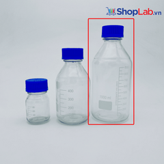 Chai trắng nắp vặn Genlab