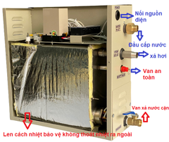 Máy xông hơi ướt Bảo Châu BC15kw