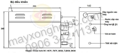 Máy xông hơi ướt Bảo Châu 5kw