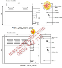 Máy xông hơi ướt Amazon 9kw