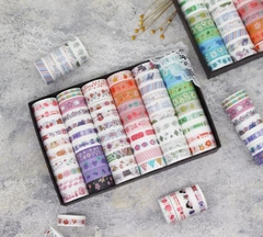 Combo băng keo giấy Washi Tape hoạ tiết cute
