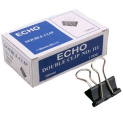 Echo 25mm - Kẹp Bướm: kẹp được 40 tờ giấy a4 chắc chắn, tiết kiệm!