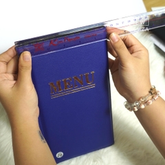 Menu Thực Đơn Bìa Da 40 Trang – Sự Lựa Chọn Hoàn Hảo Cho Không Gian Sang Trọng