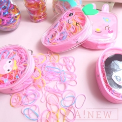 Giỏ thun cột tóc nhiều màu cho bé