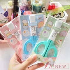 Kéo học sinh mini có nắp bảo vệ