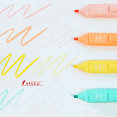 Bút dạ quang 6 màu hình bút lông mini / XH-908 / bút dạ quang / bút đánh dấu / Highlighter pen / mã số 420900